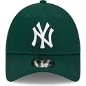 dunkelgrune-verstellbare-9forty-league-essential-kappe-der-new-york-yankees-mlb-von-new-era
