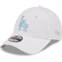cepur-izliekta-balts-regulejams-berniem-9forty-league-essential-no-los-angeles-dodgers-mlb-no-new-era