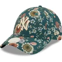 cepur-izliekta-zals-regulejams-9forty-all-over-print-floral-no-new-york-yankees-mlb-no-new-era
