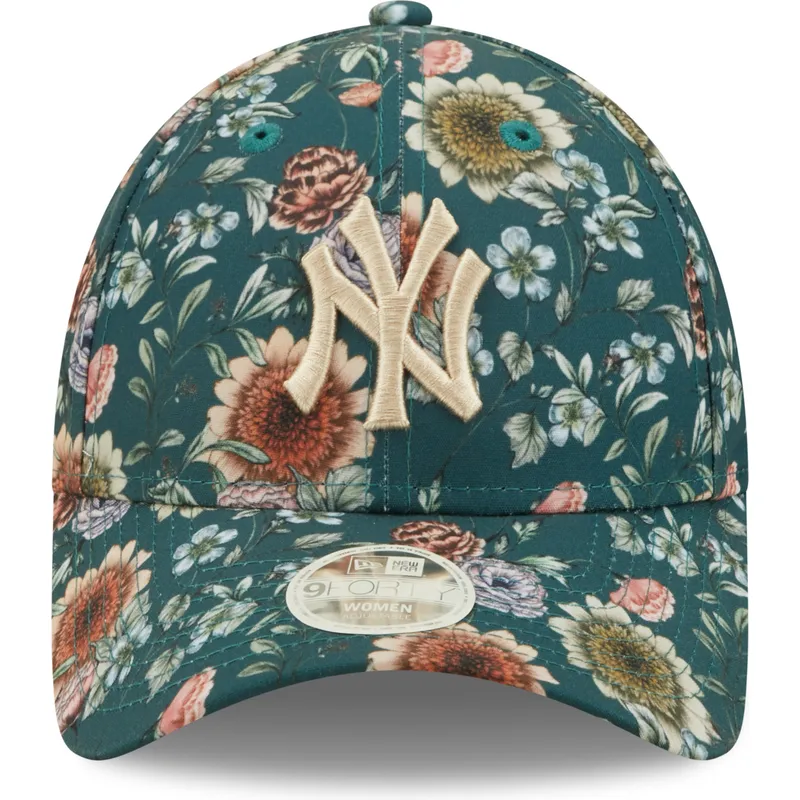 cepur-izliekta-zals-regulejams-9forty-all-over-print-floral-no-new-york-yankees-mlb-no-new-era