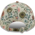 cap-izliekta-beige-adjustable-strap-9forty-all-over-print-floral-no-new-york-yankees-mlb-no-new-era