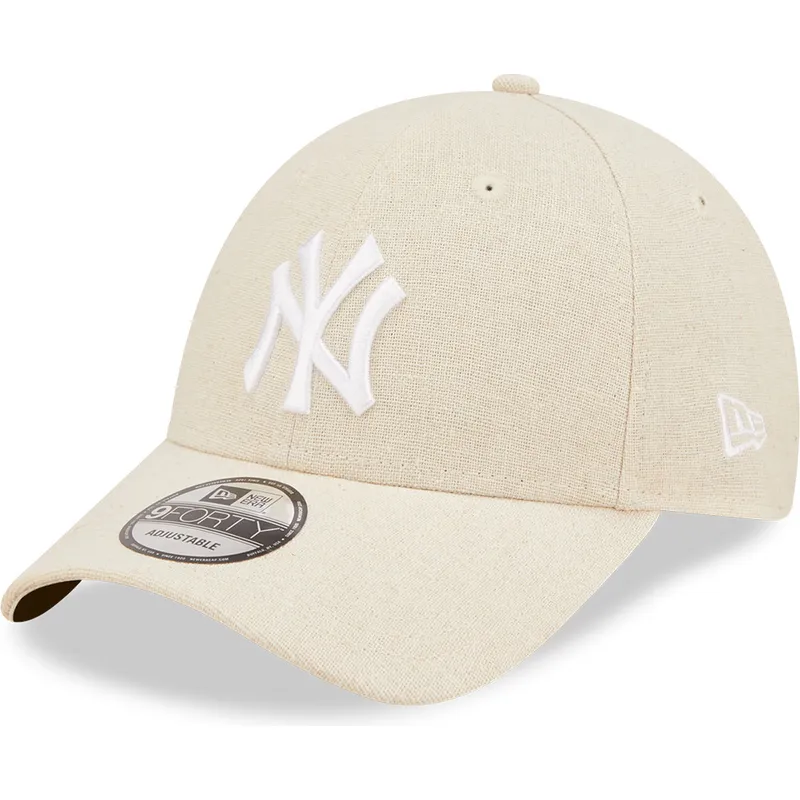 cepur-izliekta-bess-regulejams-9forty-linen-no-new-york-yankees-mlb-no-new-era