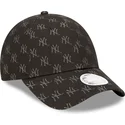cap-izliekta-black-adjustable-strap-9forty-monogram-no-new-york-yankees-mlb-no-new-era