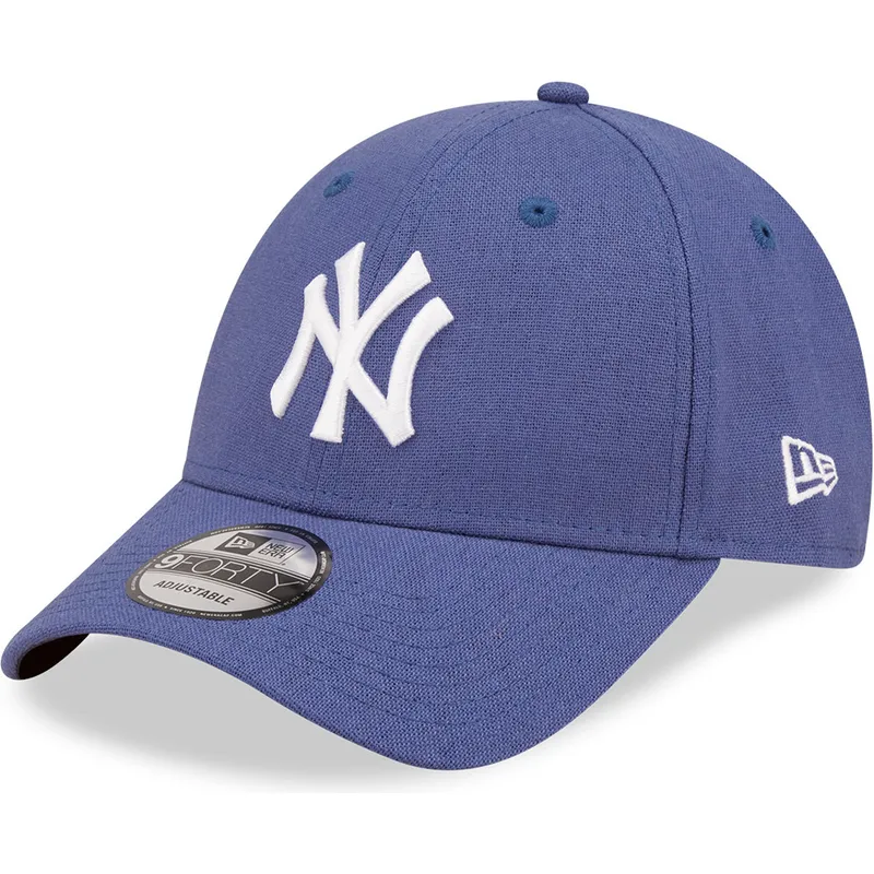 cap-izliekta-blue-adjustable-strap-9forty-linen-no-new-york-yankees-mlb-no-new-era cap-izliekta-blue-adjustable-strap-9forty-linen-no-new-york-yankees-mlb-no-new-era