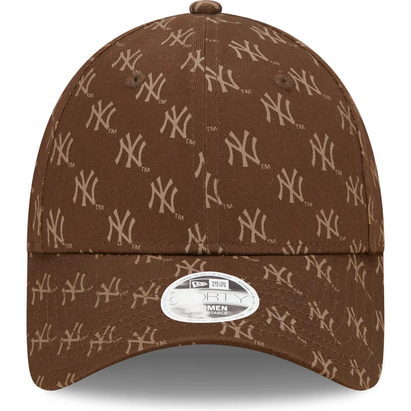 cepur-izliekta-bruns-regulejams-9forty-monogram-no-new-york-yankees-mlb-no-new-era