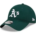 verstellbare-grune-9twenty-league-essential-kappe-der-oakland-athletics-mlb-von-new-era