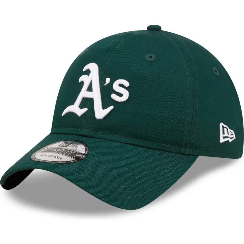 cepur-izliekta-zals-regulejams-9twenty-league-essential-no-oakland-athletics-mlb-no-new-era