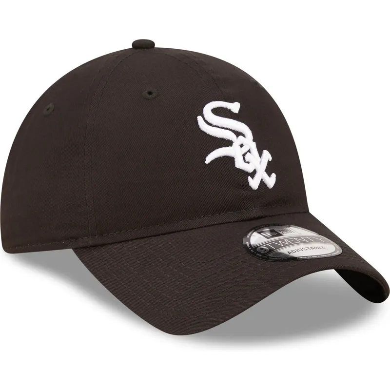cepur-izliekta-melns-regulejams-9twenty-league-essential-no-chicago-white-sox-mlb-no-new-era