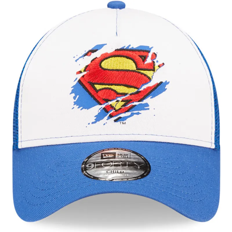 cap-izliekta-blue-snapback-berniem-a-frame-no-superman-dc-comics-no-new-era