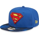 cepur-plakana-zils-snapback-berniem-9fifty-no-superman-dc-comics-no-new-era