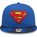 cepur-plakana-zils-snapback-berniem-9fifty-no-superman-dc-comics-no-new-era