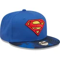 cepur-plakana-zils-snapback-berniem-9fifty-no-superman-dc-comics-no-new-era
