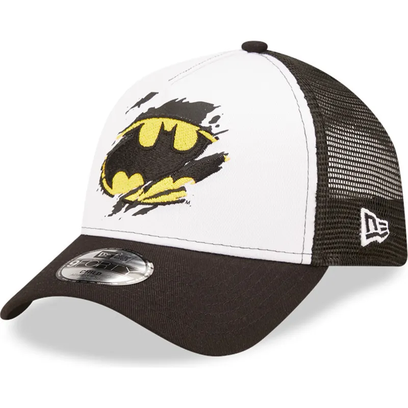 cepur-izliekta-truckeris-melns-snapback-berniem-a-frame-no-batman-dc-comics-no-new-era