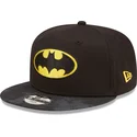 cepur-plakana-melns-snapback-berniem-9fifty-no-batman-dc-comics-no-new-era