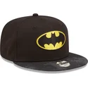 cepur-plakana-melns-snapback-berniem-9fifty-no-batman-dc-comics-no-new-era