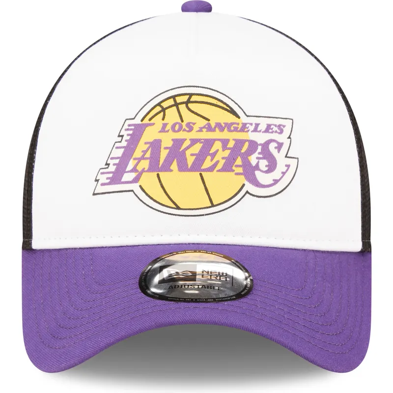 cepur-izliekta-soferis-violets-snapback-a-frame-frame-team-colour-no-los-angeles-lakers-nba-no-new-era