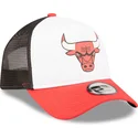 cepur-izliekta-truckeris-sarkans-snapback-a-frame-team-colour-no-chicago-bulls-nba-no-new-era