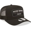 cepur-izliekta-truckeris-melns-snapback-new-york-a-frame-repreve-usa-state-no-new-era
