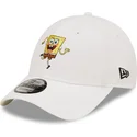 cepur-izliekta-balts-regulejams-9forty-no-spongebob-no-new-era