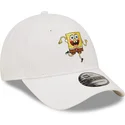 cepur-izliekta-balts-regulejams-9forty-no-spongebob-no-new-era