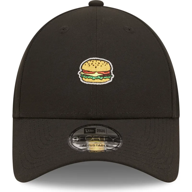 cepur-izliekta-melns-regulejams-good-burger-good-life-9forty-food-icon-no-new-era