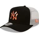 cepur-izliekta-truckeris-melns-snapback-a-frame-seasonal-infill-no-new-york-yankees-mlb-no-new-era