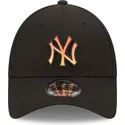 cepur-izliekta-melns-regulejams-9forty-gradient-infill-no-new-york-yankees-mlb-no-new-era