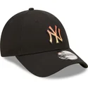 cepur-izliekta-melns-regulejams-9forty-gradient-infill-no-new-york-yankees-mlb-no-new-era