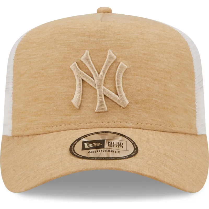 cepur-izliekta-truckeris-bruns-regulejams-a-frame-jersey-essential-no-new-york-yankees-mlb-no-new-era