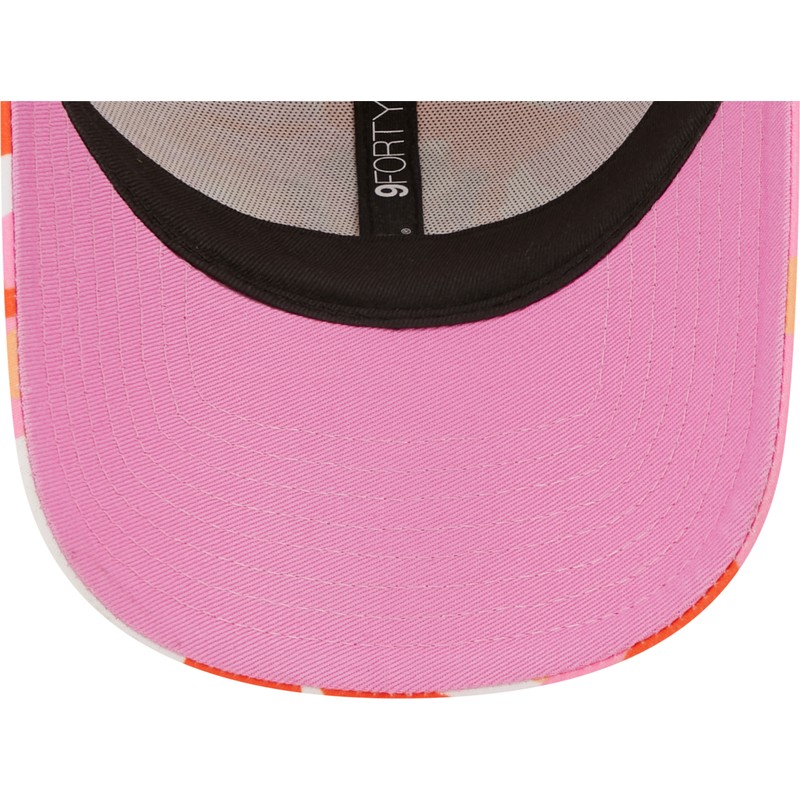 new-era-curved-brim-9forty-all-over-print-seasonal-new-york-yankees-mlb-pink-adjustable-cap