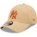 cap-izliekta-brown-adjustable-strap-9forty-jersey-essential-no-new-york-yankees-mlb-no-new-era