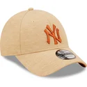 cap-izliekta-brown-adjustable-strap-9forty-jersey-essential-no-new-york-yankees-mlb-no-new-era