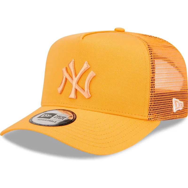 cap-izliekta-orange-snapback-a-frame-tonal-mesh-no-new-york-yankees-mlb-no-new-era