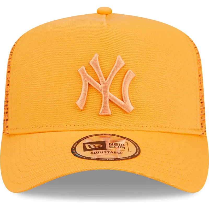cap-izliekta-orange-snapback-a-frame-tonal-mesh-no-new-york-yankees-mlb-no-new-era