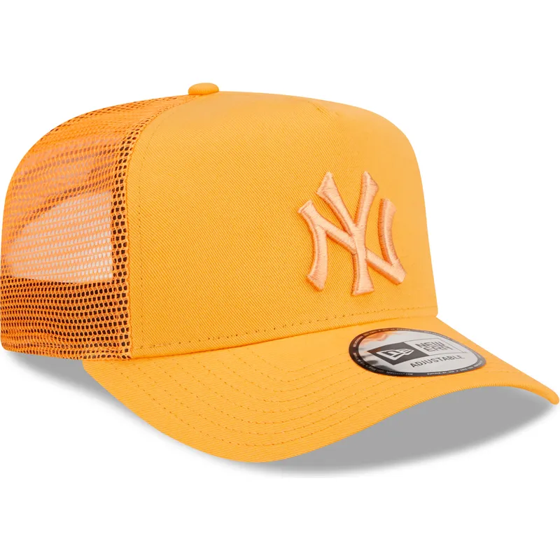 cap-izliekta-orange-snapback-a-frame-tonal-mesh-no-new-york-yankees-mlb-no-new-era