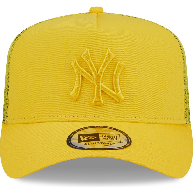 new-era-yellow-logo-a-frame-tonal-mesh-new-york-yankees-mlb-yellow-trucker-hat