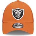 cepur-izliekta-truckeris-oranzs-regulejams-a-frame-home-field-no-las-vegas-raiders-nfl-no-new-era