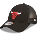 schwarze-verstellbare-trucker-kappe-a-frame-home-field-der-chicago-bulls-nba-von-new-era
