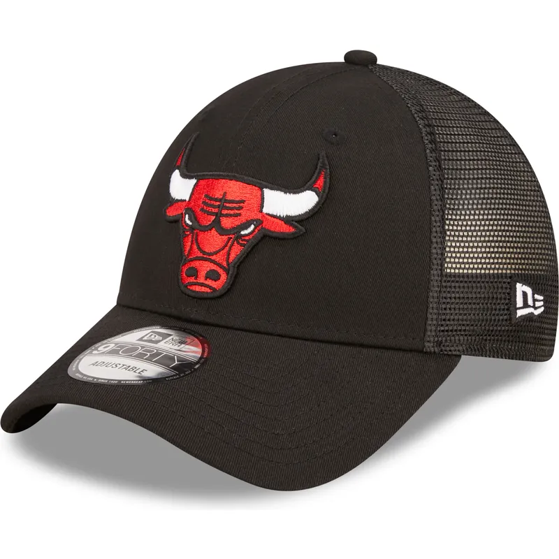 cepur-izliekta-truckeris-melns-regulejams-a-frame-home-field-no-chicago-bulls-nba-no-new-era