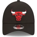schwarze-verstellbare-trucker-kappe-a-frame-home-field-der-chicago-bulls-nba-von-new-era