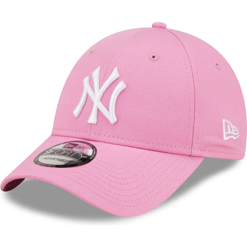 cepur-izliekta-roza-regulejams-9forty-league-essential-no-new-york-yankees-mlb-no-new-era