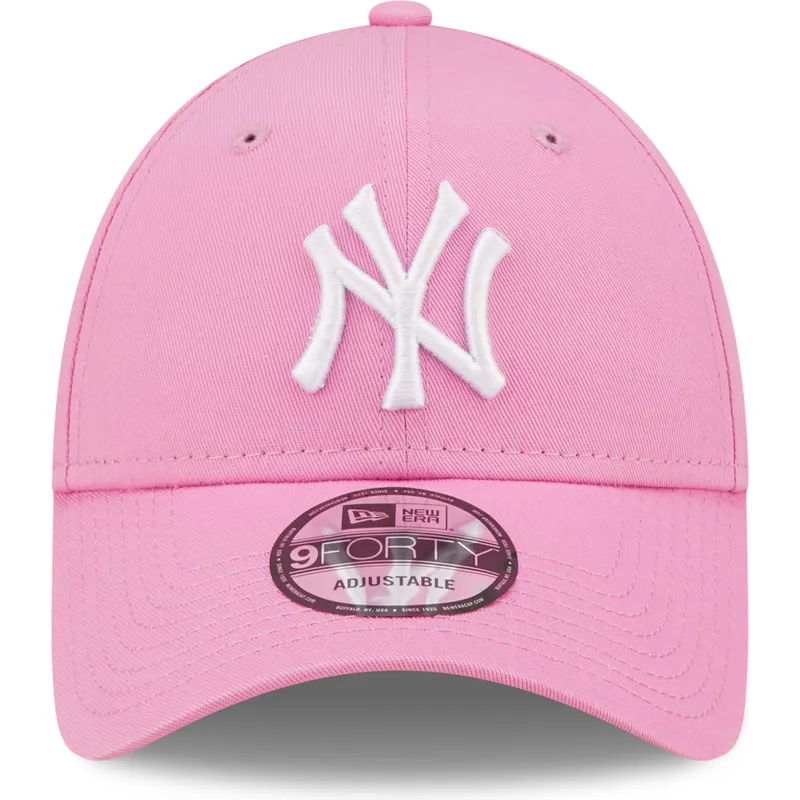 cepur-izliekta-roza-regulejams-9forty-league-essential-no-new-york-yankees-mlb-no-new-era