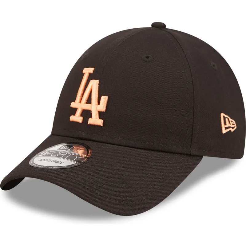 cap-izliekta-black-adjustable-strap-9forty-league-essential-no-los-angeles-dodgers-mlb-no-new-era