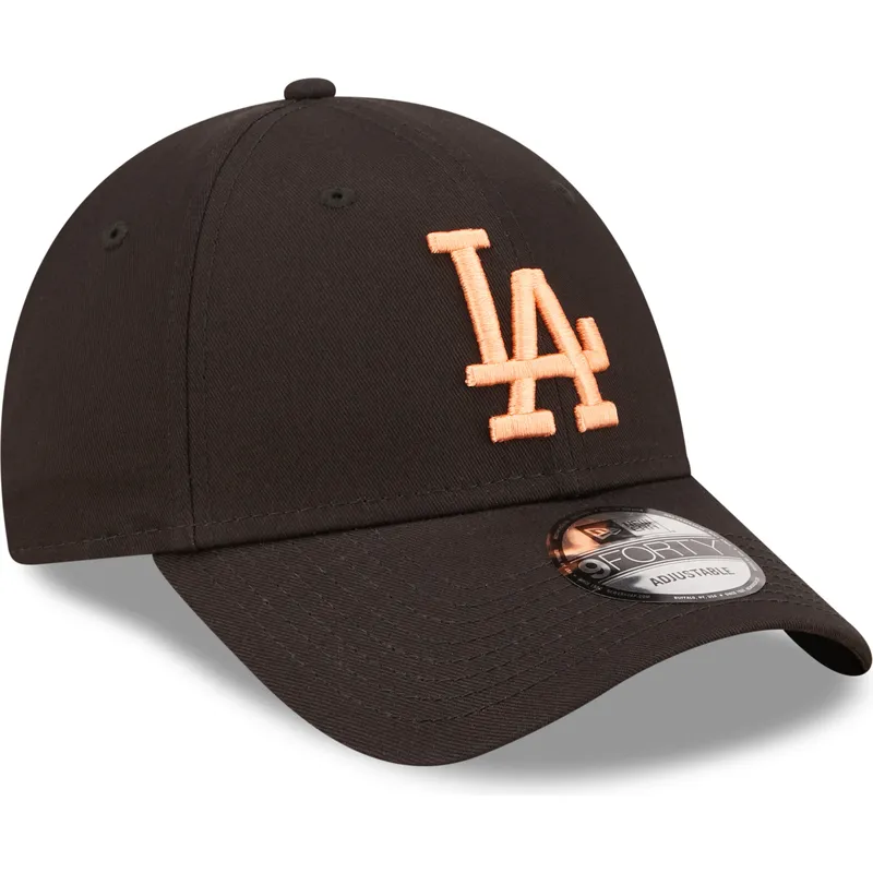 cap-izliekta-black-adjustable-strap-9forty-league-essential-no-los-angeles-dodgers-mlb-no-new-era