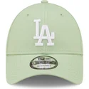gorra-curva-verde-claro-ajustable-9forty-league-essential-de-los-angeles-dodgers-mlb-de-new-era