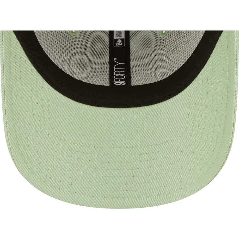 gorra-curva-verde-claro-ajustable-9forty-league-essential-de-los-angeles-dodgers-mlb-de-new-era