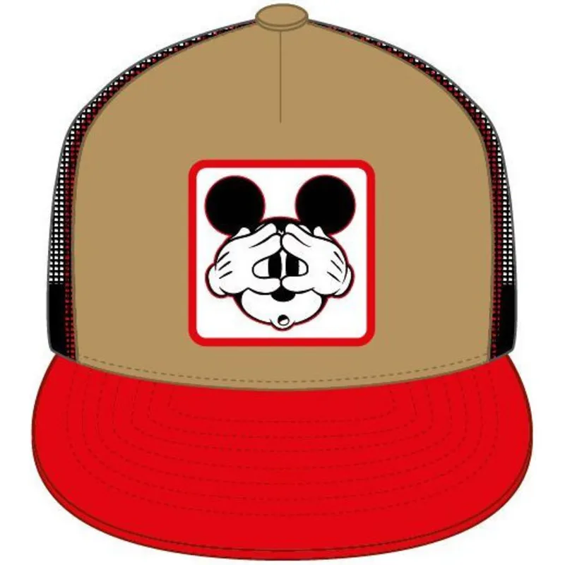cepur-plakana-truckeris-bruns-snapback-casf-mo4-mickey-mouse-disney-no-capslab