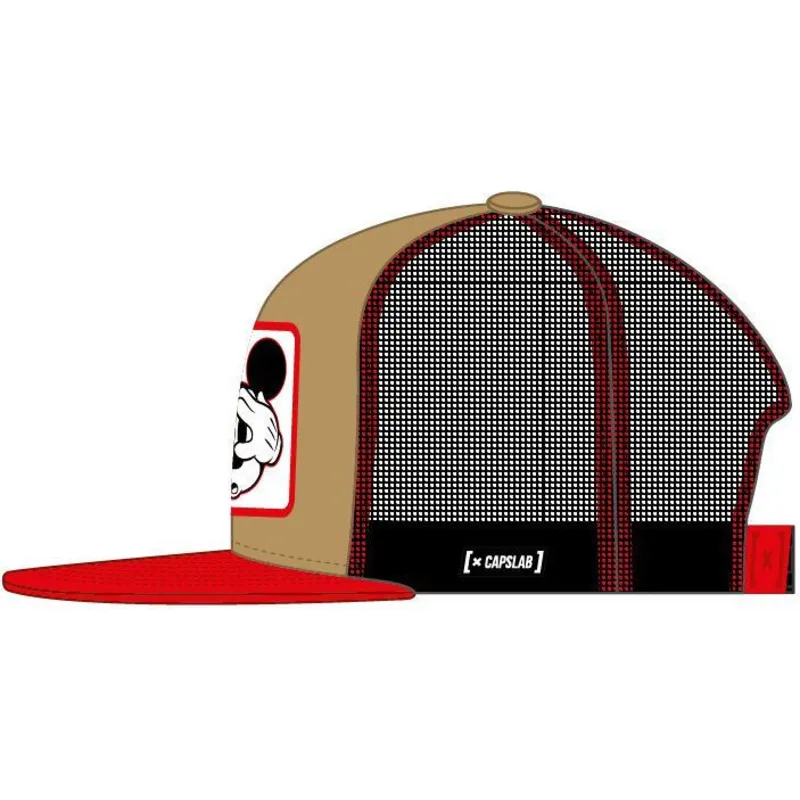 cepur-plakana-truckeris-bruns-snapback-casf-mo4-mickey-mouse-disney-no-capslab
