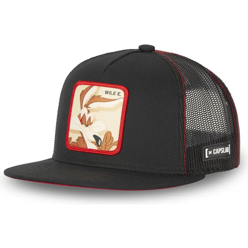 cap-plakana-black-snapback-coyote-looney-tunes-no-capslab