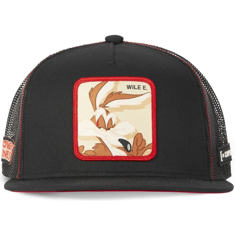 cap-plakana-black-snapback-coyote-looney-tunes-no-capslab